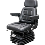 Massey Ferguson Bostrom Forward Angled Suspension KM 1004 Seat & Mechanical Suspension - Black Vinyl