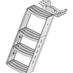 Case 90 Series Step (4-Step Unit)
