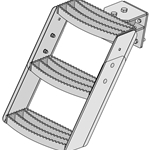 International Harvester 06-66 Hiniker Series Step