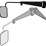 Case IH Maxxum Series Mirror